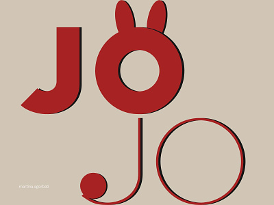 Jojo rabbit flat graphic design graphic designer jojo jojo rabbit minimal movie movie art movie poster rabbit type type art typeface