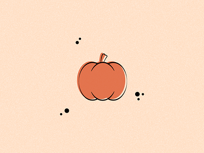 The symbol of Halloween autumn cute flat flat design graphic design halloween design illustration illustrator ink minimal pumpkin vector