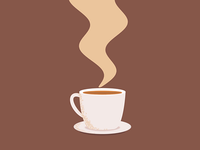 Coffee is a cup of hope after effect coffee coffee cup flat illustration minimal motion motion animation motion design motion graphic