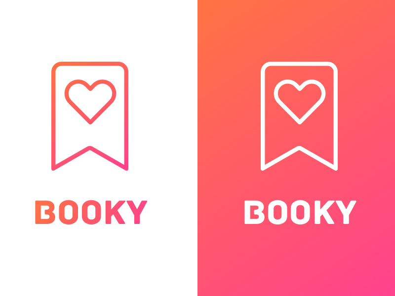 Booky logo by Henrotte Simon on Dribbble