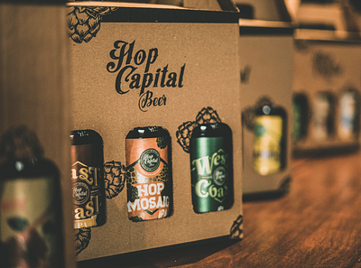 Hop Capital Beer - Beer Branding agency beer beer art beer branding branding brasília design hop logo typography