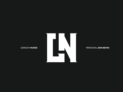 Gerson Nunes - Personal Branding GN branding design logo minimal typography