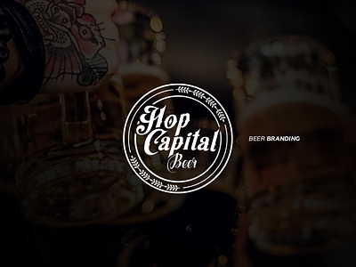 Hop Capital Beer - Berr Branding beer beer art beer branding branding brasília design grid logo minimal typography