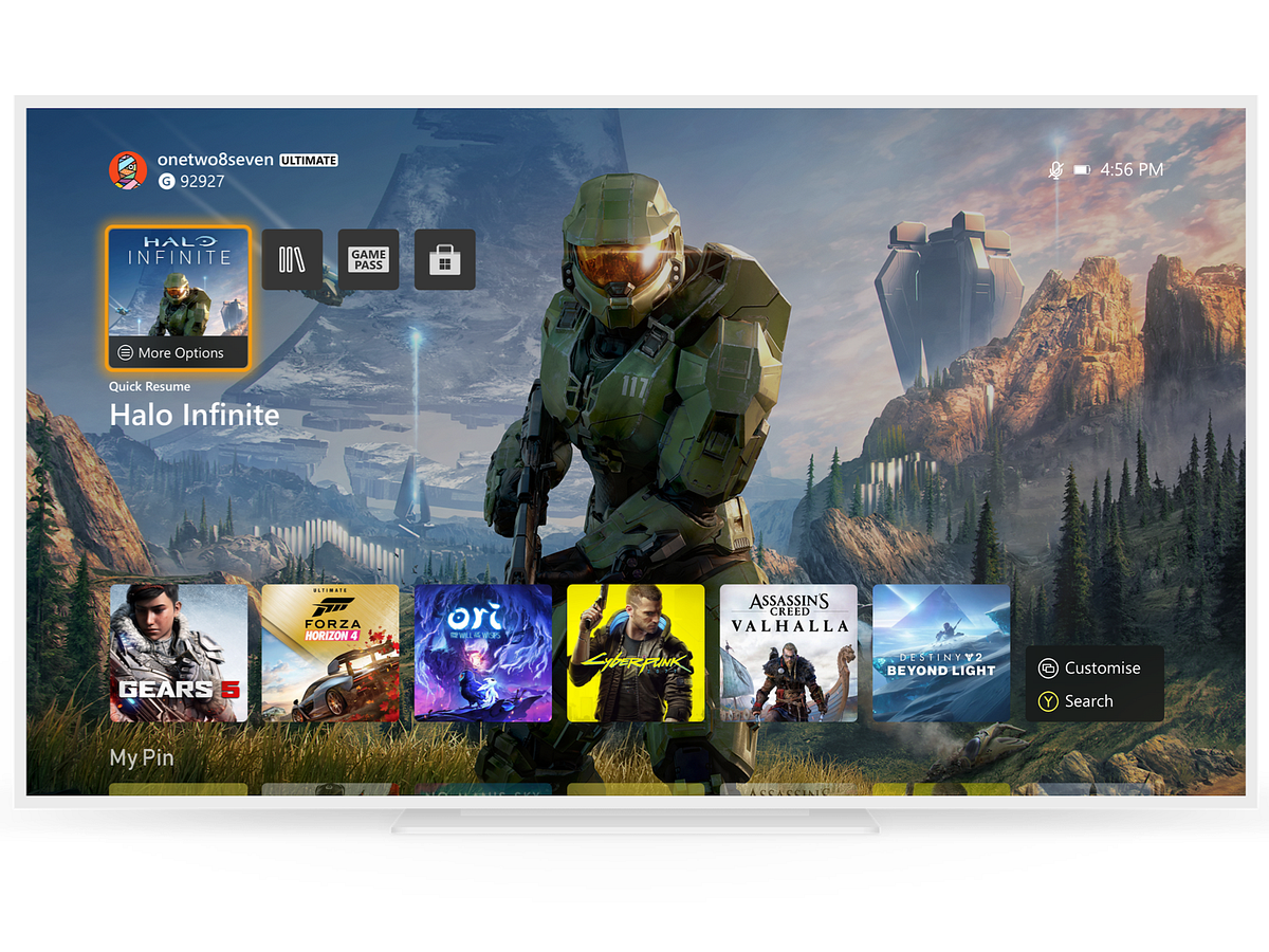 Browse thousands of Xbox Series X Dashboard images for design