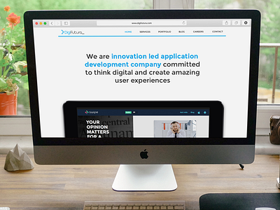 Digifutura - Digital app development agency landing page