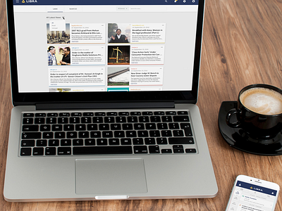 Libra - powered by Vakilsearch ios law legal libra news timeline web app