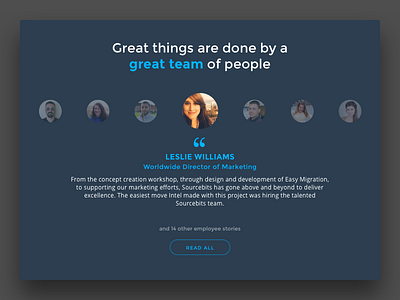 Daily UI 39 39 challenge daily design testimonials ui web