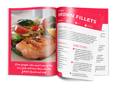 Daily UI 40 40 book challenge chicken daily directions food ingredients magazine method recipe ui