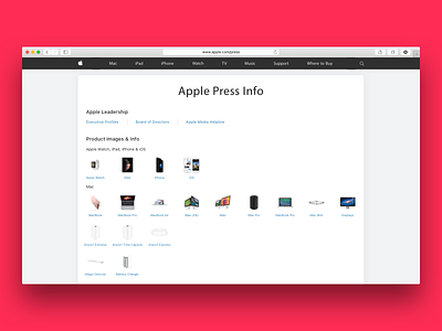 Daily UI 51 51 apple challenge daily design devices page press ui ux web