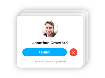 Daily UI 78 78 card challenge daily invitation layout notification pending ui
