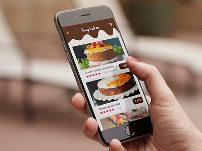Cakeday - Buy, order, build cakes online app cake design interaction ios mobile online order