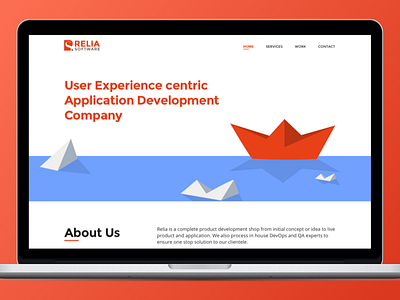 Design Agency Website Redesign - Relia Software agency case design digital home page portfolio study web website