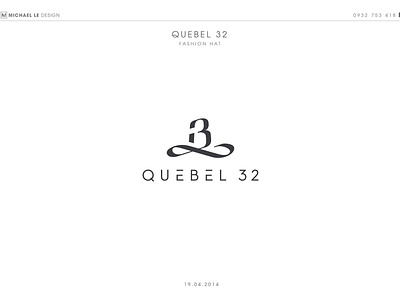 QueBel 32 Hat Fashion Brand Identity Design