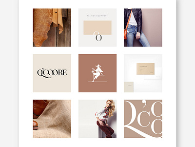 Q'Coore Fashion Accessories key visual concept autumn brand brand identity branding concept art creative creativity fashion fashion brand graphic keyvisual layout logo logodesign logodesigner pattern