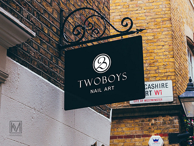 Two Boys Nail Art Brand Identity Design