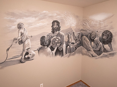 Handpainted mural for a children’s room