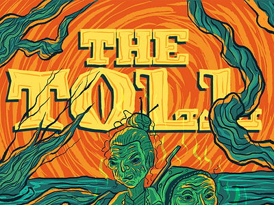 Typography for The Toll a tribute illustration