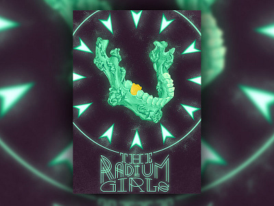 The Radium Girls design digital illustration horror literature illustration lettering procreate procreate app procreate illustration procreate typography typography