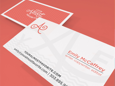 Your Almost Favorite Business Cards business card design branding identiy