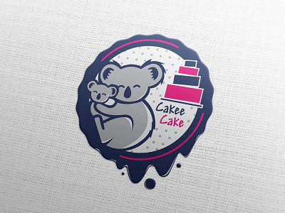 Cakee Cake Logo Design logo logo design