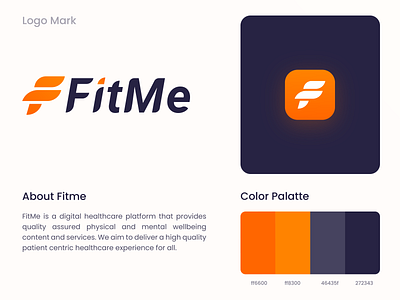 Fitme Approved Logo app logo brand identity branding clean f logo fitme fitness fitness logo logo logotype mark typography vector