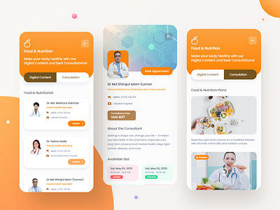 Fitme - One stop sollution for fitness lover app appointment appointment booking clean clean ui consultant content doctor booking fitness app health nutritionist online booking ui ux video