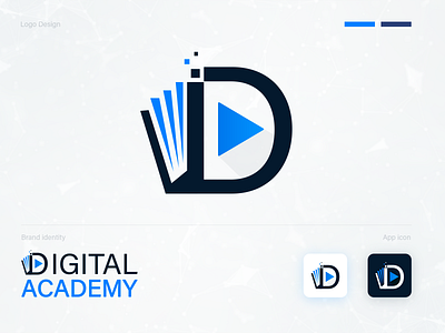 Digital Academy Logo branding college digital digital education logo education education logo learning logo logodesign school