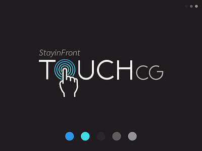 TouchCG app branding clean design design icon illustration logo logo design logo mark minimal o letter touch typography ui vector