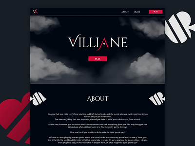 Villiane - RPG Landing Page