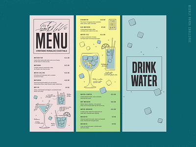 Cristiano Ronaldo Drink Menu (Drink Water)