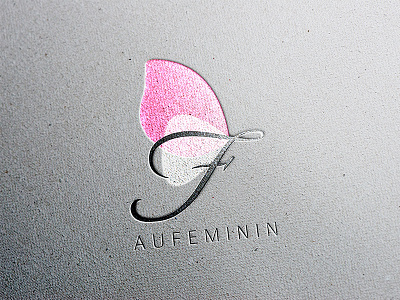 Redesign logo aufeminin.com black branding clean design identity illustrator lettering logo logotype pink simple typography