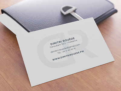 RD Business card branding business card clean design letterpress logo logos print print design simple typography