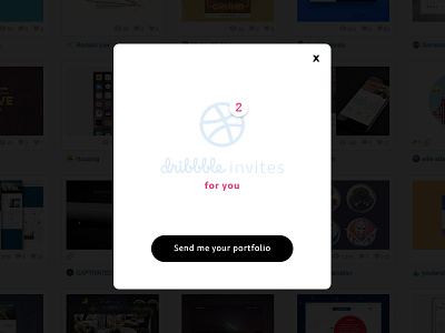 Dribbble invite x2