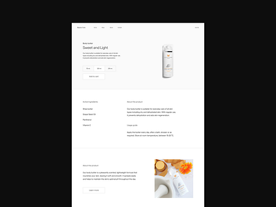 Beauty / Makeup E-commerce — Web Design Exploration