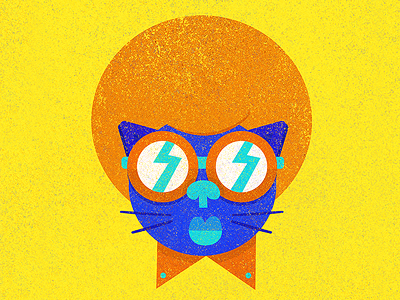 Disco Cat cat disco illustration