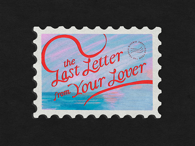 the Last Letter from Your Lover challenge design drama hollywood illustration lettering movie postcard script sea