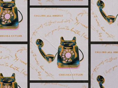 Calling All Angels by Chelsea Cutler album chelseacutler design drawing illustration photography poster song typography