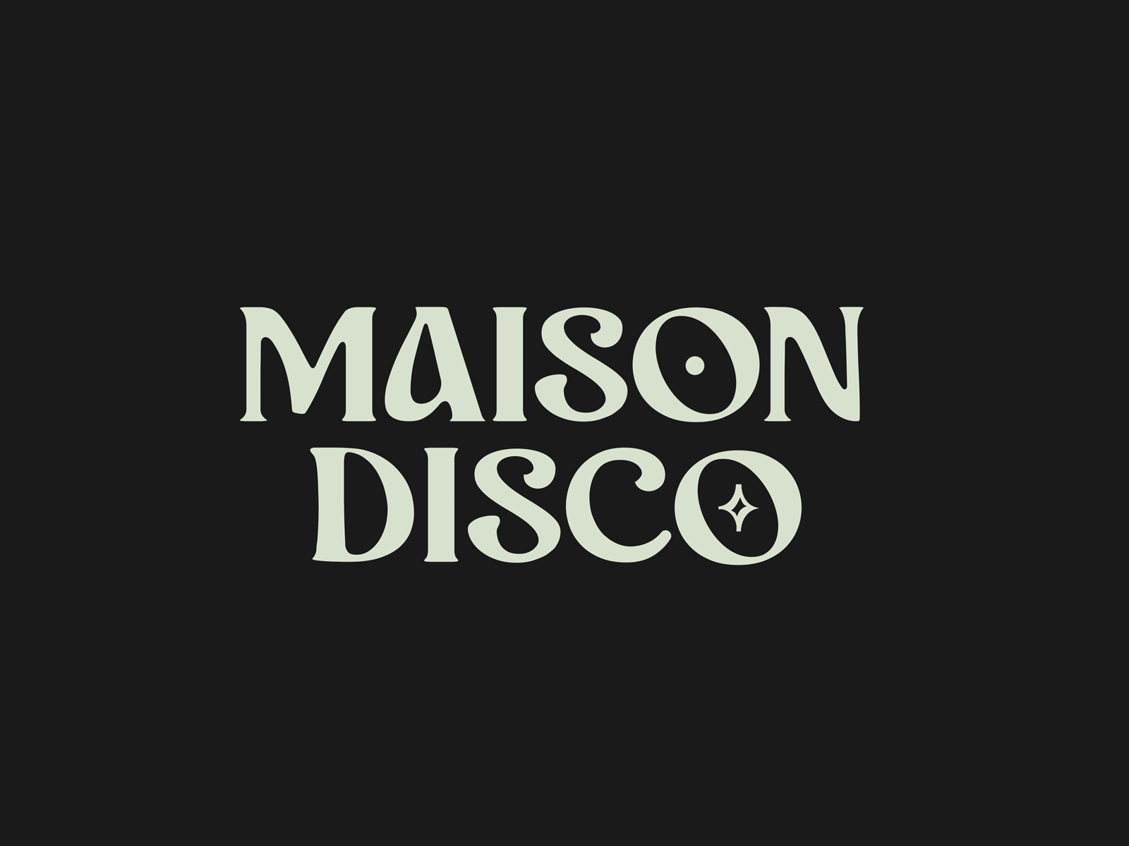 Maison Disco Sustainable Clothing Retailer Logo clothing color design disco drawing fashion illustration logo maison retailer sustainable variations