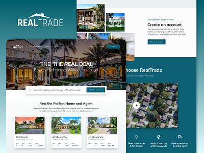 Real Estate Landing Page Design