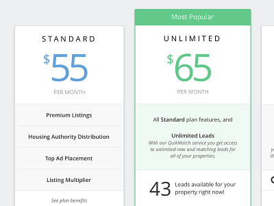 The price is right! plans popular pricing pricing plan ui upgrade upsell
