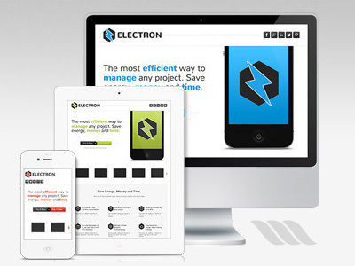 Electron Landing Page electron landing landing page page theme forest