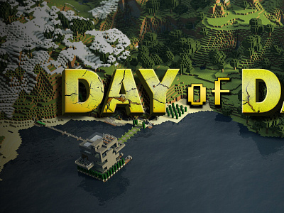 Minecraft server site banner 1 banner concept dawn day minecraft of server site web