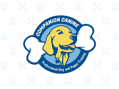 Companion Canine Logo Proposal bones branding canine companion dog doggy logo paw proposal puppy trainer