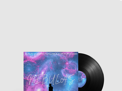 Nebulas aesthetic album album cover cosmos cover cover art design galaxy mood space stars