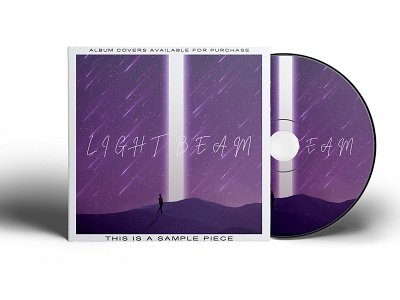 Light Beam aesthetic album album cover cover cover art design mood space stars