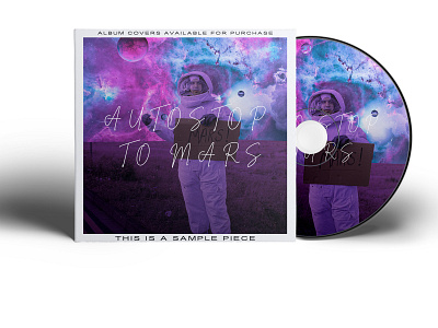 Autostop To Mars aesthetic album cosmos cover cover art design galaxy mood space stars