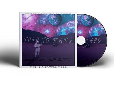 Trip To Mars aesthetic album cover cosmos cover cover art design galaxy planet space stars