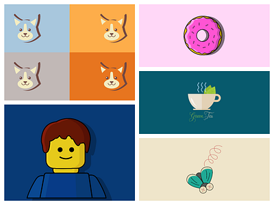 Random Flat Illustrations