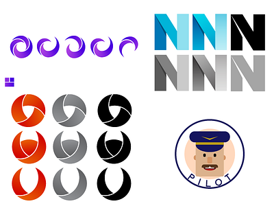 Random Logos Vol I art design flat icon illustration illustrator lettering logo minimal vector