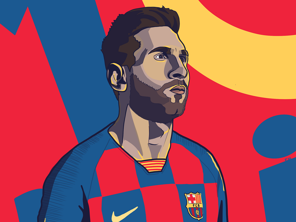 Messi by Enrique Seemann Carús on Dribbble